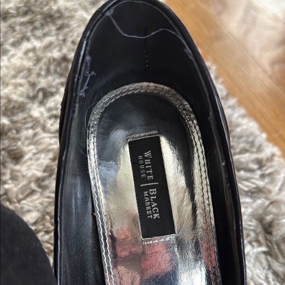 WHBM Black Suede Wedges for Women - Picture 6 of 13